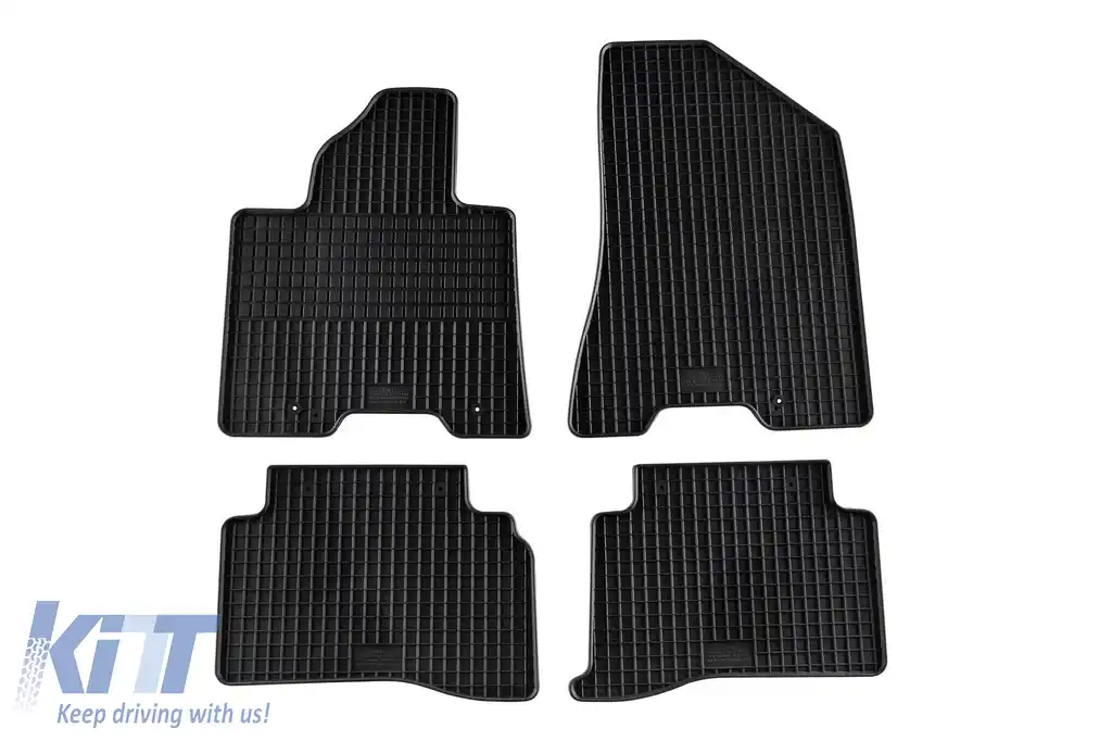 Mochete din cauciuc specifice, potrivite pentru Kia Sportage după 2015, set de 4 piese, culoare neagră
