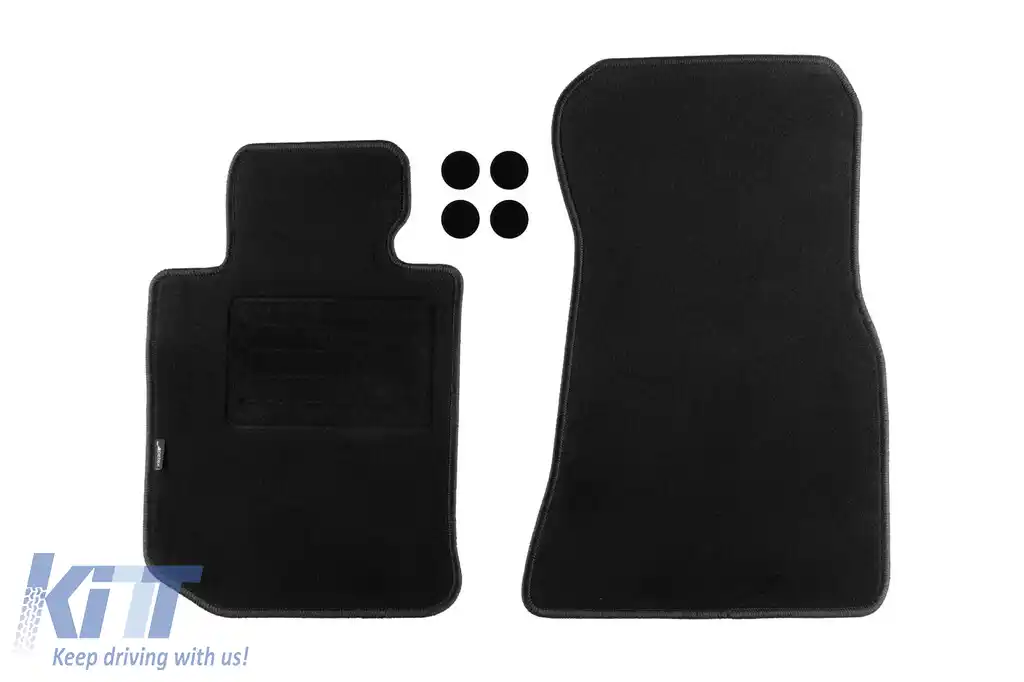 Mochete din covor cu două straturi, potrivite pentru BMW Seria 4 G23 cabriolet după 2021, set de 4 bucăți, negru-image-6239592