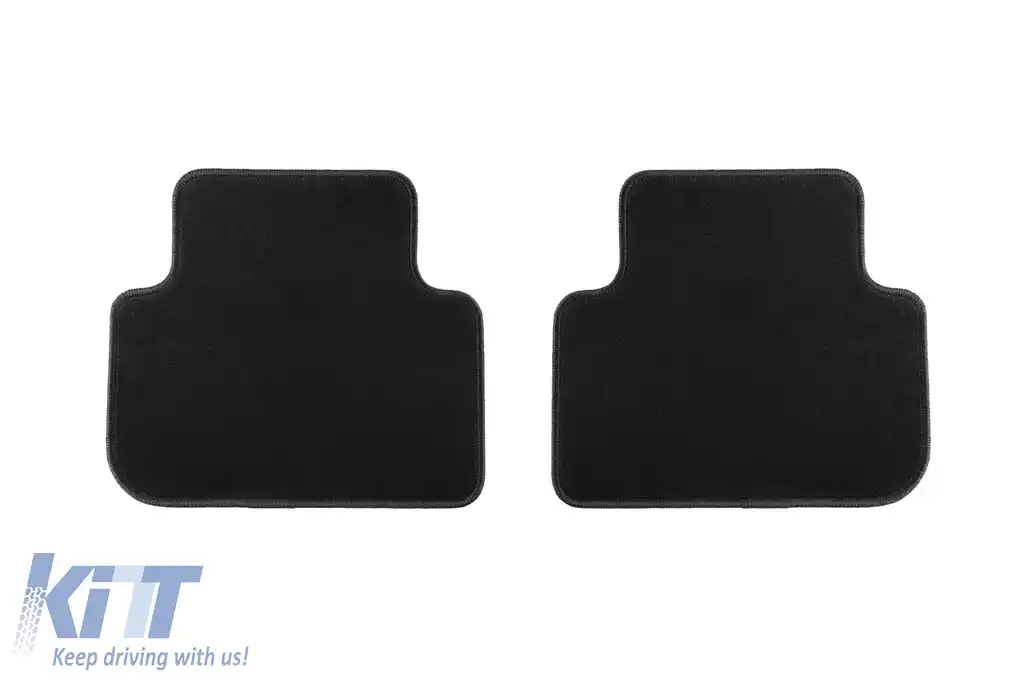 Mochete din covor cu două straturi, potrivite pentru Audi Q3 după 2018, set de 4 bucăți, negru-image-6240166