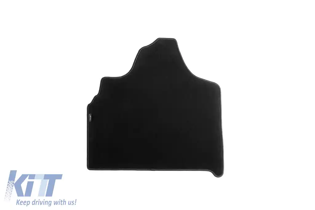 Mochete din covor cu două straturi, potrivite pentru furgonul Fiat Scudo 2007-2016, 2-3 locuri, set de 2 bucăți, negru-image-6240254
