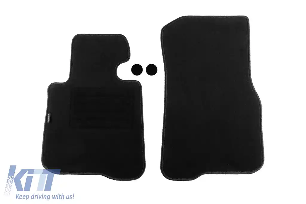 Mochete din covor cu două straturi, potrivite pentru BMW Seria 4 F32 Coupe 2013-2020, din material Rex, set de 4 bucăți, negru-image-6240524