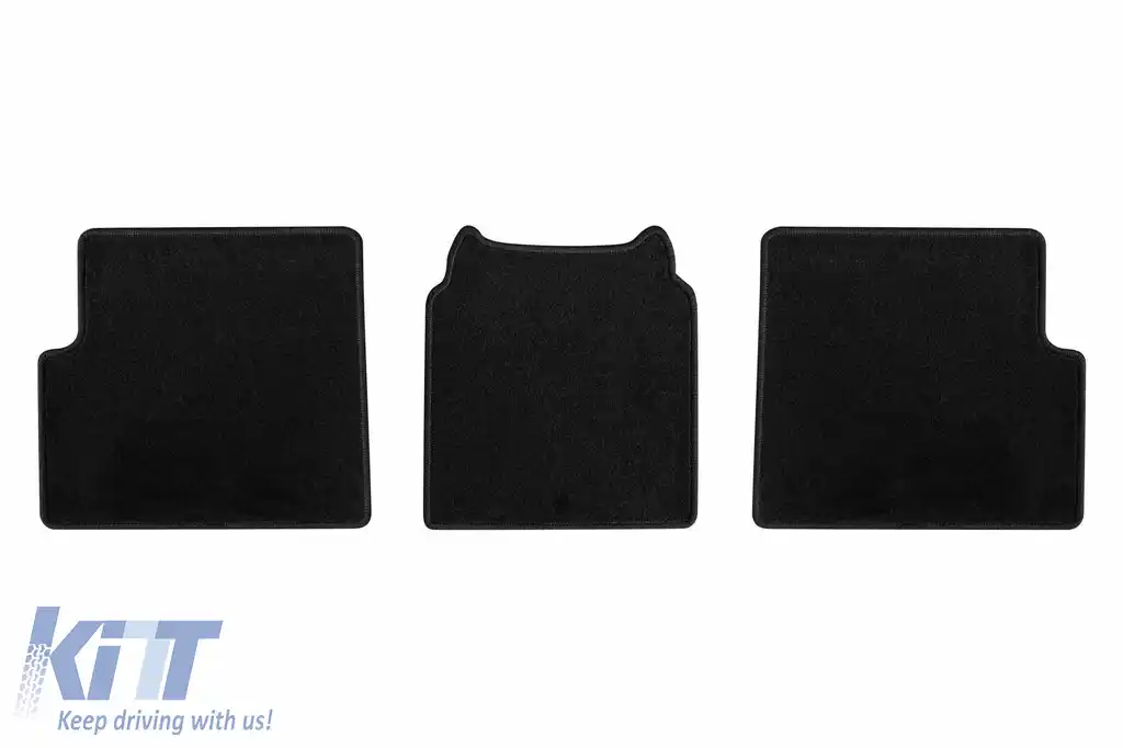 Mochete din covor cu două straturi, potrivite pentru Mercedes G class W463 2000-2018 cu ampatament lung, set de 5 piese, negru-image-6240619