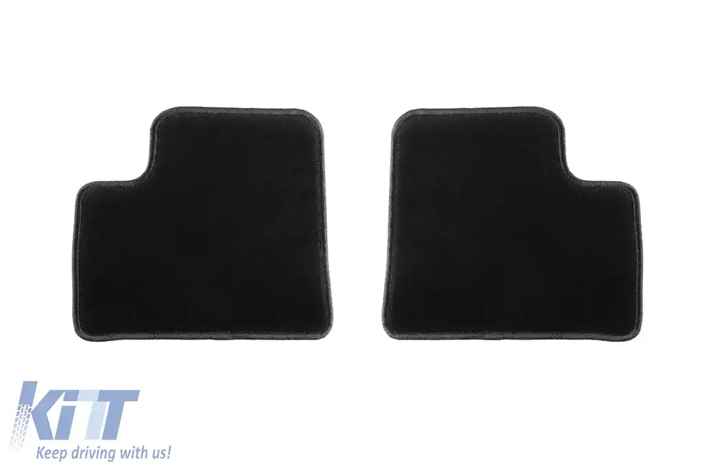 Mochete din covor cu două straturi, potrivite pentru Peugeot iON după 2010, set de 4 bucăți, negre-image-6240683