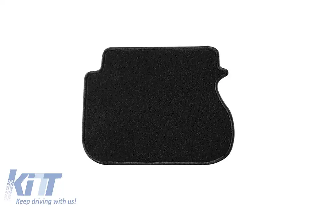 Mochete din covor cu două straturi, potrivite pentru VW Caddy Life 2004-2015 cu două uși glisante, set de 4 bucăți, negre-image-6241042