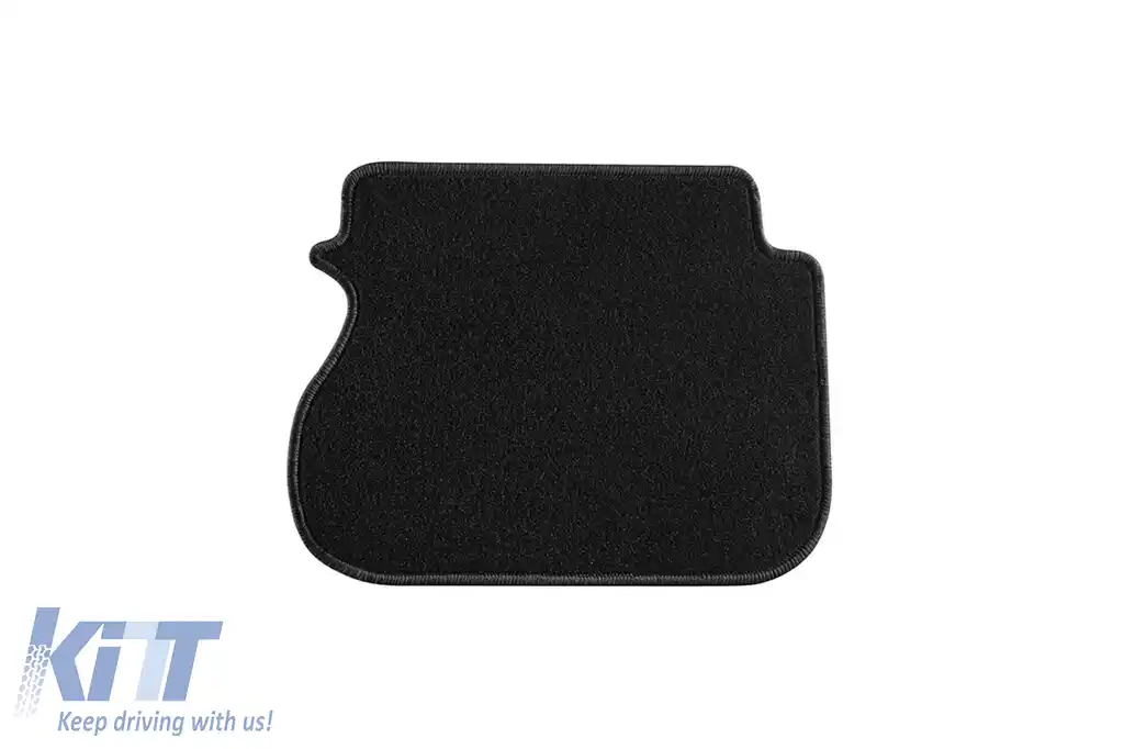 Mochete din covor cu două straturi, potrivite pentru VW Caddy Life 2004-2015 cu două uși glisante, set de 4 bucăți, negre-image-6241043