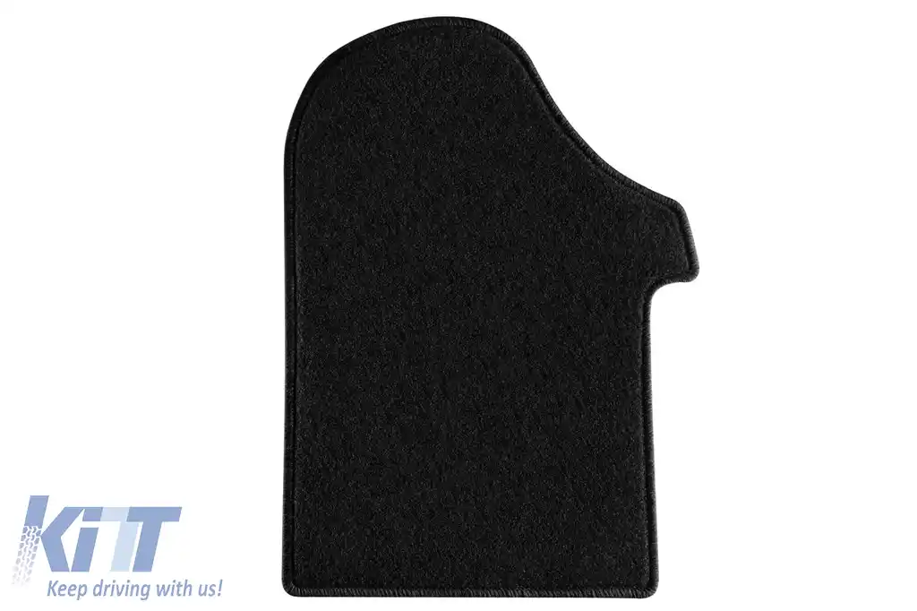 Mochete din covor cu două straturi, potrivite pentru Mercedes V class W447 cu ampatament lung, Vito Tourer Pro după 2014, 9 locuri, set de 2 bucăți, negru.-image-6241085