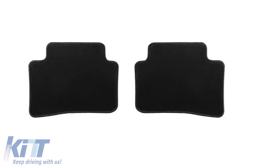 Mochete din covor cu două straturi, potrivite pentru Mercedes C class W206 sedan, S206 estate după 2021, set de 4 bucăți, negru-image-6241274