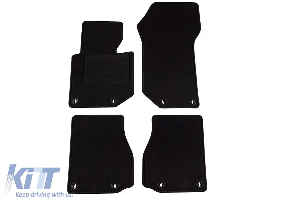 Mochete din două straturi, potrivite pentru BMW 3 series E36 cabriolet 1991-1998, set de 4 bucăți, negru
