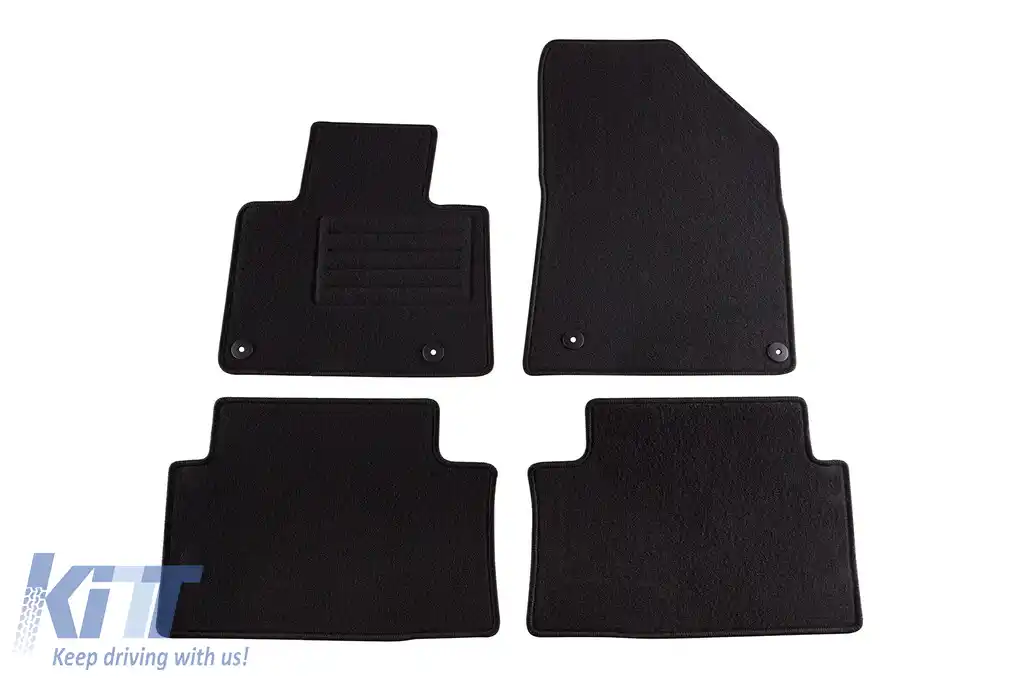 Mochete din două straturi, potrivite pentru Citroen C5 sedan, break 2009-2017, set de 4 bucăți, negru