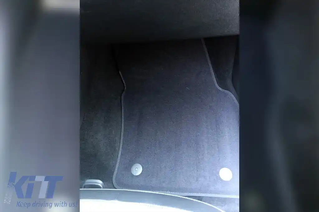 Mochete textile 3D Gumarny Zubri potrivite pentru Audi Q3 după 2018, Volkswagen Tiguan după 2016, set de 4 bucăți, negru-image-6254037