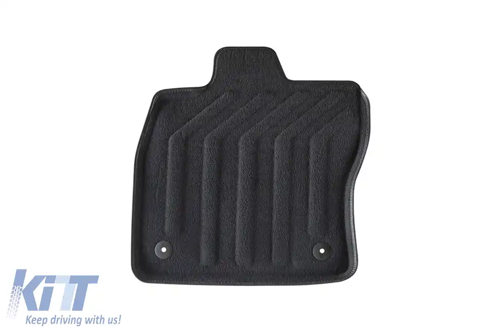 Mochete textile 3D Gumarny Zubri potrivite pentru Skoda Superb 2015-2019, Skoda Superb după 2020, Volkswagen Arteon după 2017, set de 4 bucăți, negru-image-6254055