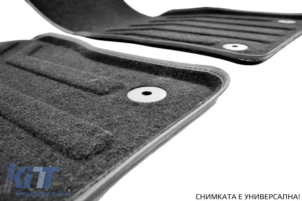 Mochete textile 3D Gumarny Zubri potrivite pentru Volkswagen Passat B8 sedan, estate, Alltrack după 2014, set de 4 bucăți, negru-image-6254069