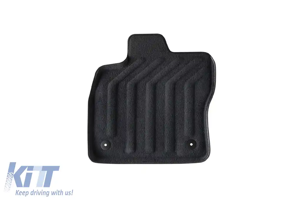 Mochete textile 3D Gumarny Zubri potrivite pentru Volkswagen Golf Sportsvan 2014-2020, set de 4 bucăți, negru-image-6254071