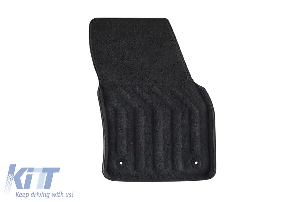 Mochete textile 3D Gumarny Zubri potrivite pentru Volkswagen Golf Sportsvan 2014-2020, set de 4 bucăți, negru-image-6254072