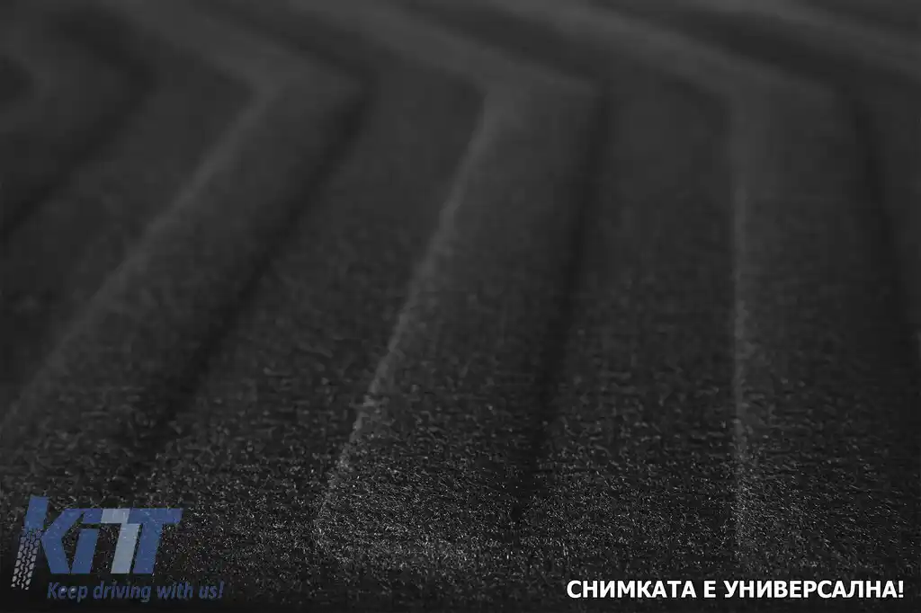Mochete textile 3D Gumarny Zubri potrivite pentru Skoda Superb 2008-2015, set de 4 bucăți, negru