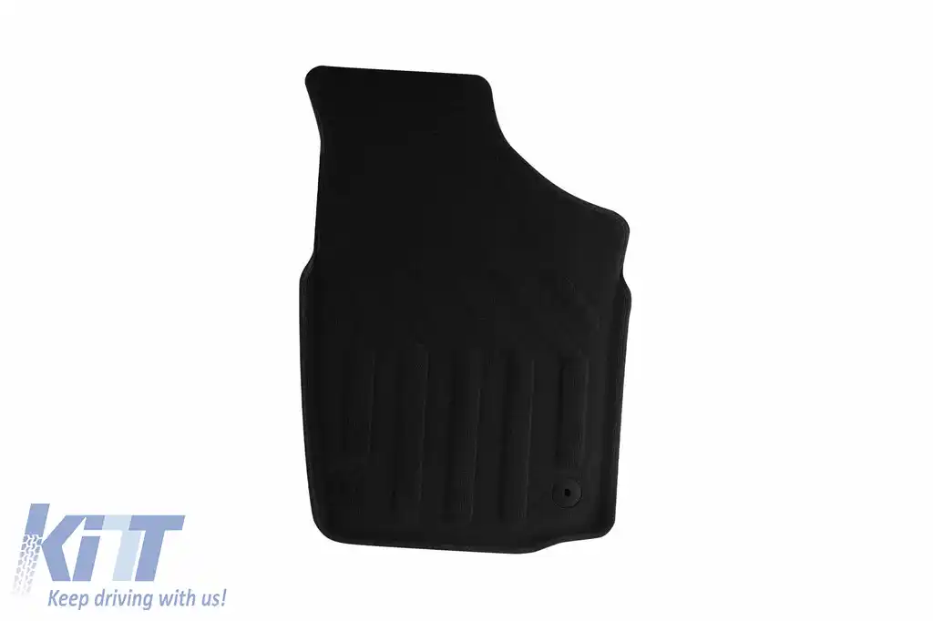 Mochete textile 3D Gumarny Zubri potrivite pentru Skoda Rapid, Seat Toledo 2012-2019, set de 4 bucăți, negru-image-6254108
