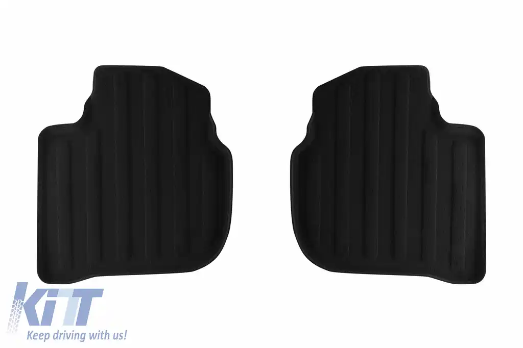 Mochete textile 3D Gumarny Zubri potrivite pentru Skoda Rapid, Seat Toledo 2012-2019, set de 4 bucăți, negru-image-6254109