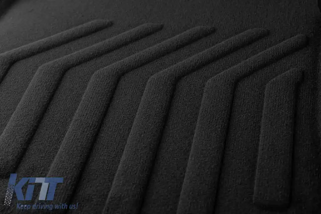 Mochete textile 3D Gumarny Zubri potrivite pentru Skoda Rapid, Seat Toledo 2012-2019, set de 4 bucăți, negru-image-6254110