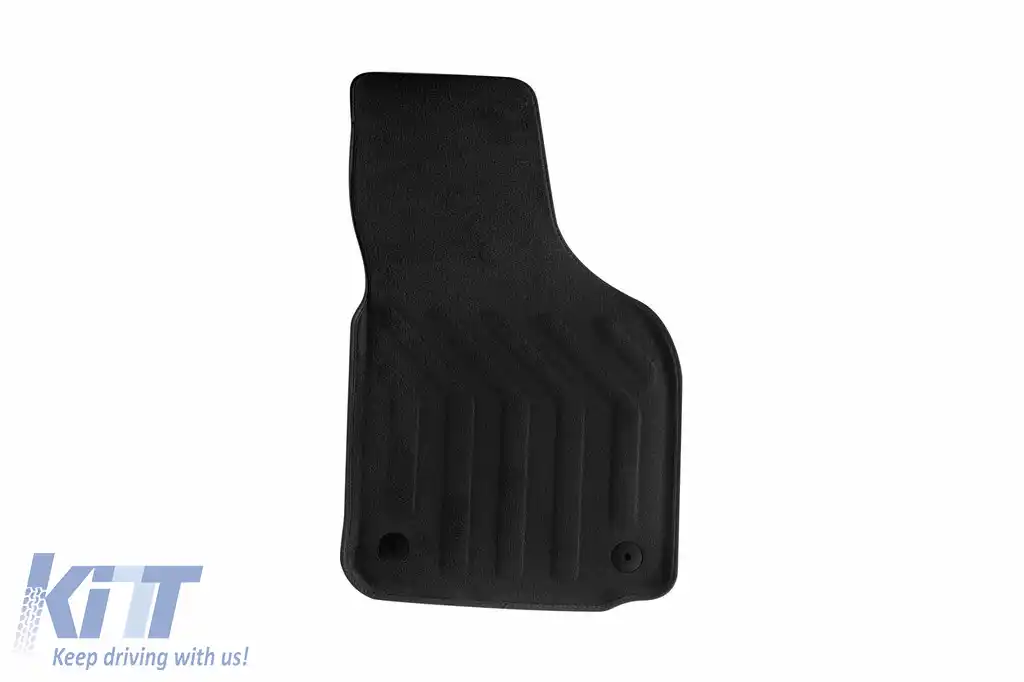 Mochete textile 3D Gumarny Zubri potrivite pentru Volkswagen Passat B6 2005-2010, Volkswagen Passat B7 2011-2014, set de 4 bucăți, negru-image-6254122