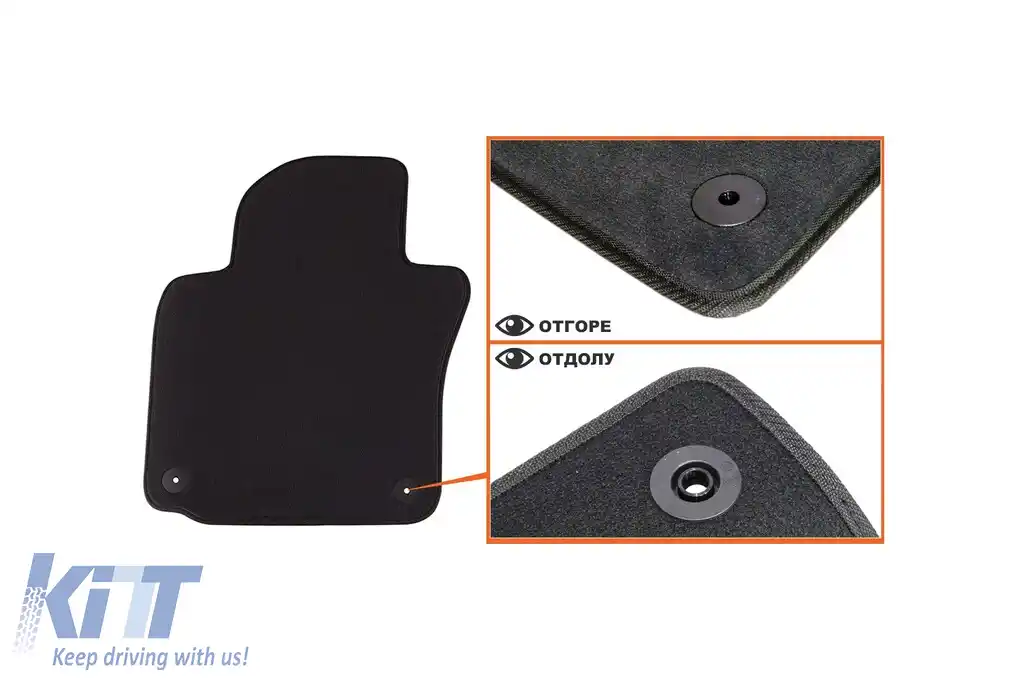 Mochete textile cu trei straturi din material Petex Style potrivite pentru Skoda Octavia sedan, combi 2008-2013, set de 4 bucăți, negru-image-6241614