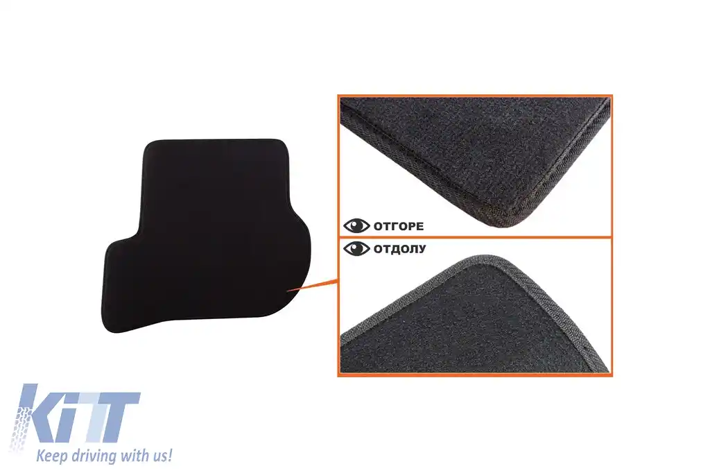 Mochete textile cu trei straturi din material Petex Style potrivite pentru Skoda Octavia sedan, combi 2008-2013, set de 4 bucăți, negru-image-6241616