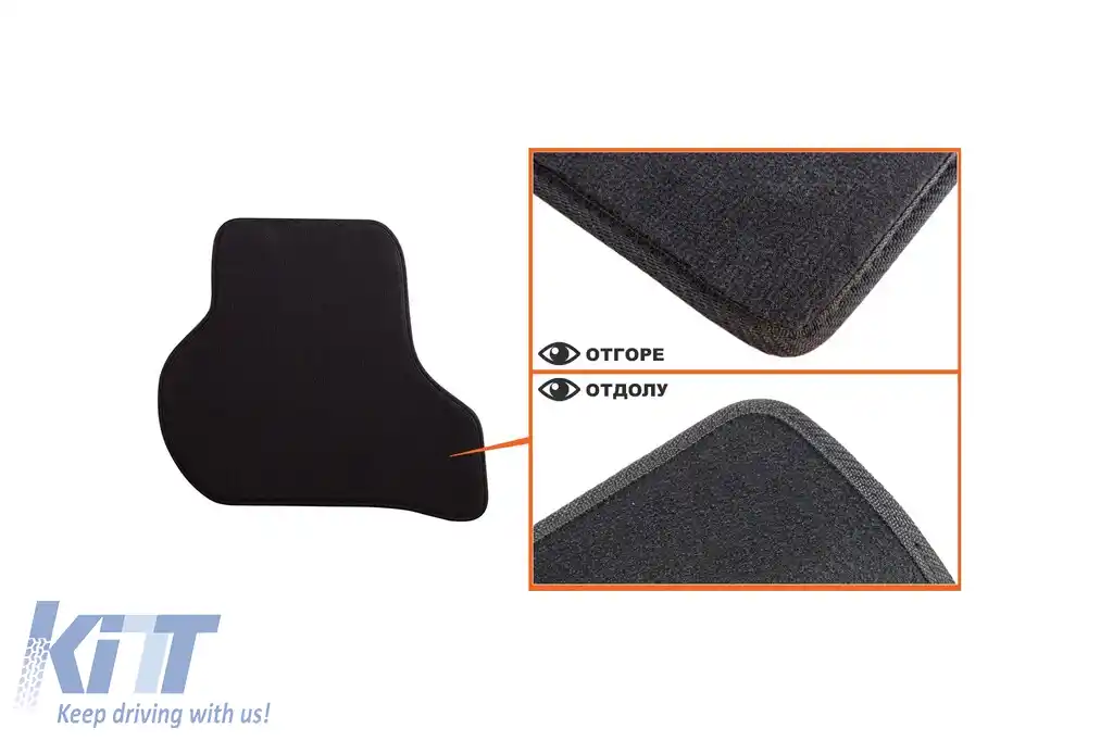 Mochete textile cu trei straturi din material Petex Style potrivite pentru Skoda Octavia sedan, combi 2008-2013, set de 4 bucăți, negru-image-6241617