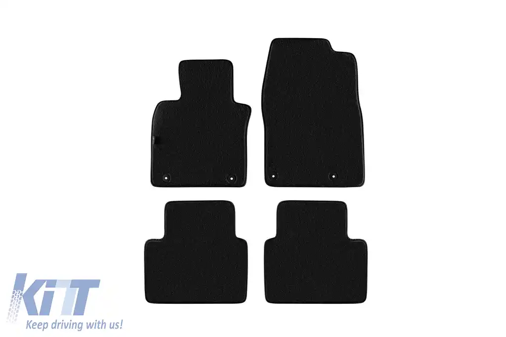 Mochete textile cu trei straturi din material Petex Style potrivite pentru MAZDA 3, CX-30 după 2019, set de 4 piese, negru
