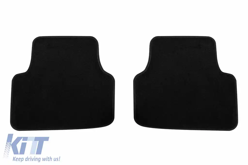 Mochete textile cu trei straturi din material Petex Style potrivite pentru Skoda Octavia sedan, combi, hibrid după 2020, set de 4 bucăți, negru-image-6242449