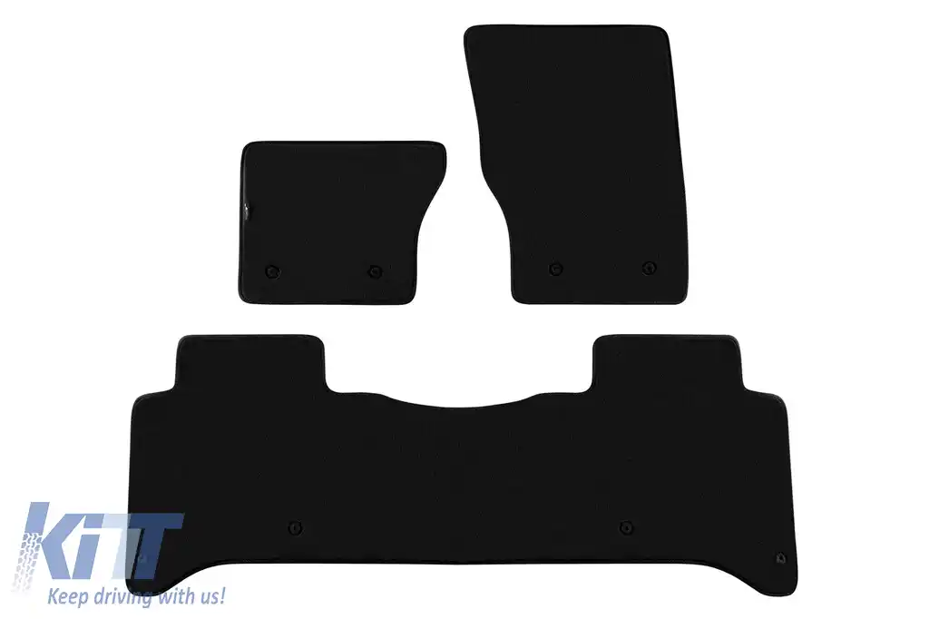 Mochete textile cu trei straturi potrivite pentru Range Rover L405 după 2015, 3 piese, negru