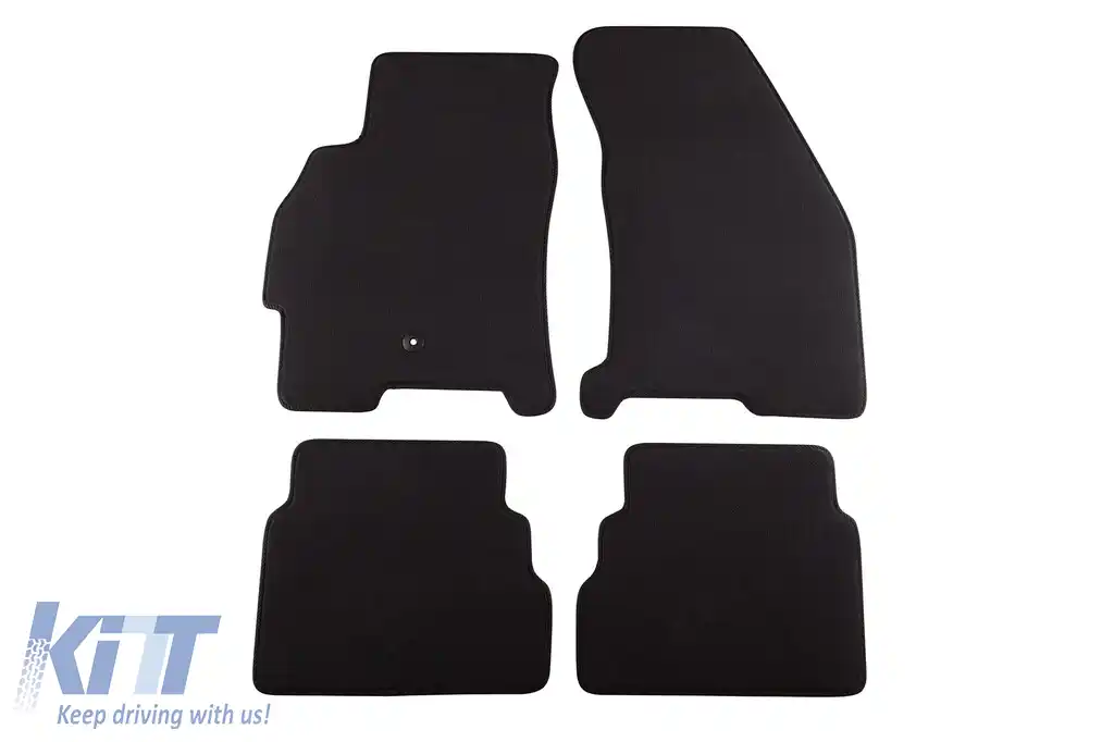 Mochete textile cu trei straturi potrivite pentru Ford Mondeo 1993-2000, set de 4 bucăți, negru