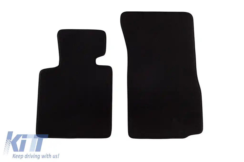 Mochete textile cu trei straturi potrivite pentru BMW Z4 E85 2003-2013, set de 2 bucăți, negru