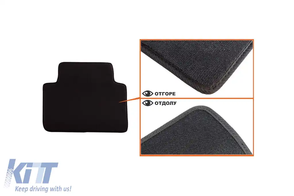 Mochete textile cu trei straturi potrivite pentru Honda Accord sedan, break 2003-2008, set de 4 bucăți, negru-image-6241875
