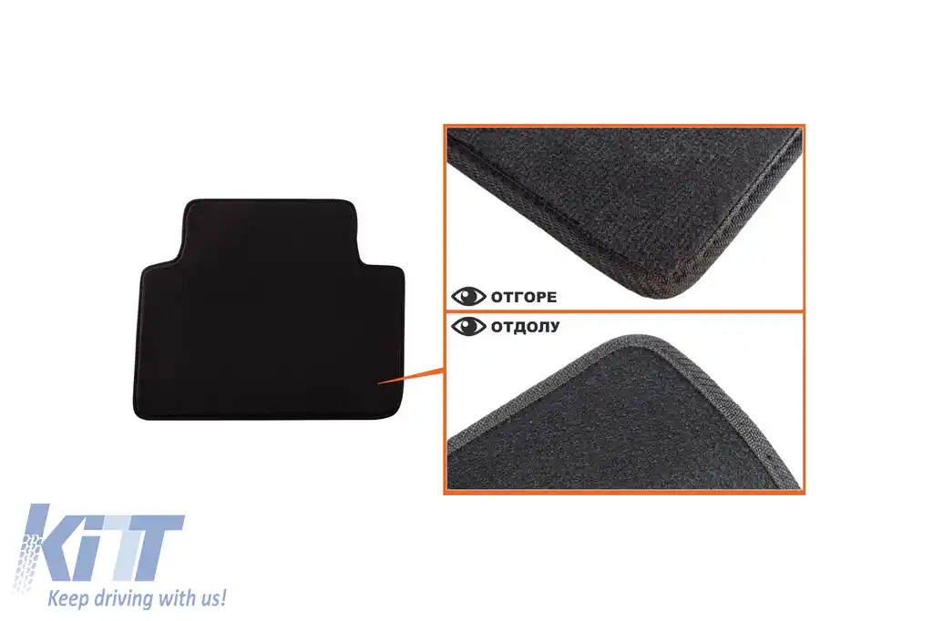 Mochete textile cu trei straturi potrivite pentru Honda Accord sedan, break 2003-2008, set de 4 bucăți, negru-image-6241876