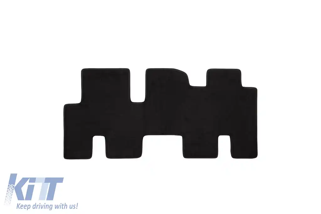 Mochete textile cu trei straturi potrivite pentru Kia Sorento 2009-2012 cu 7 locuri, set de 5 bucăți, negru-image-6242273