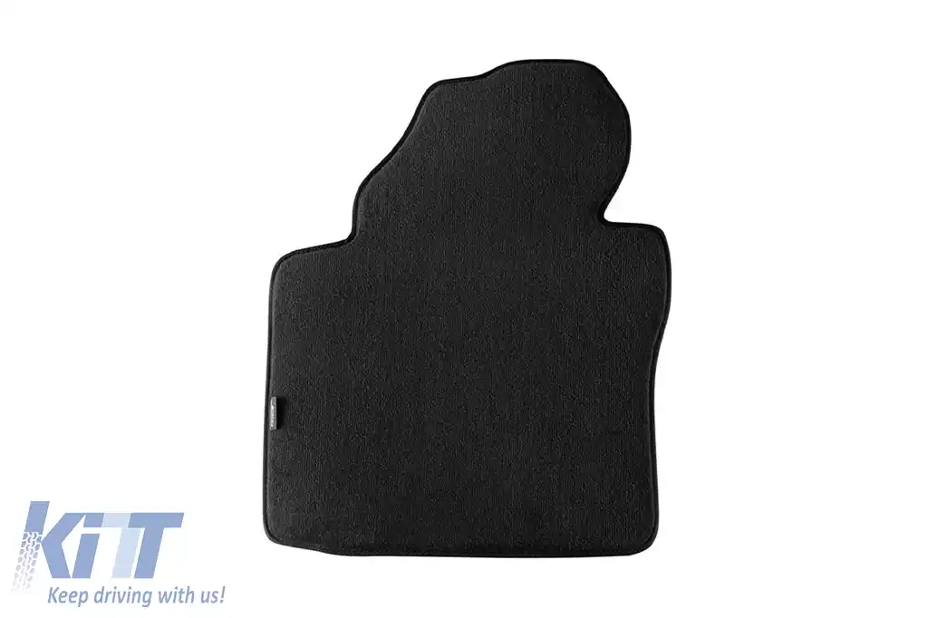 Mochete textile cu trei straturi potrivite pentru VW Caddy 2004-2015, 5 locuri cu o ușă glisantă, set de 4 bucăți, negru-image-6242509
