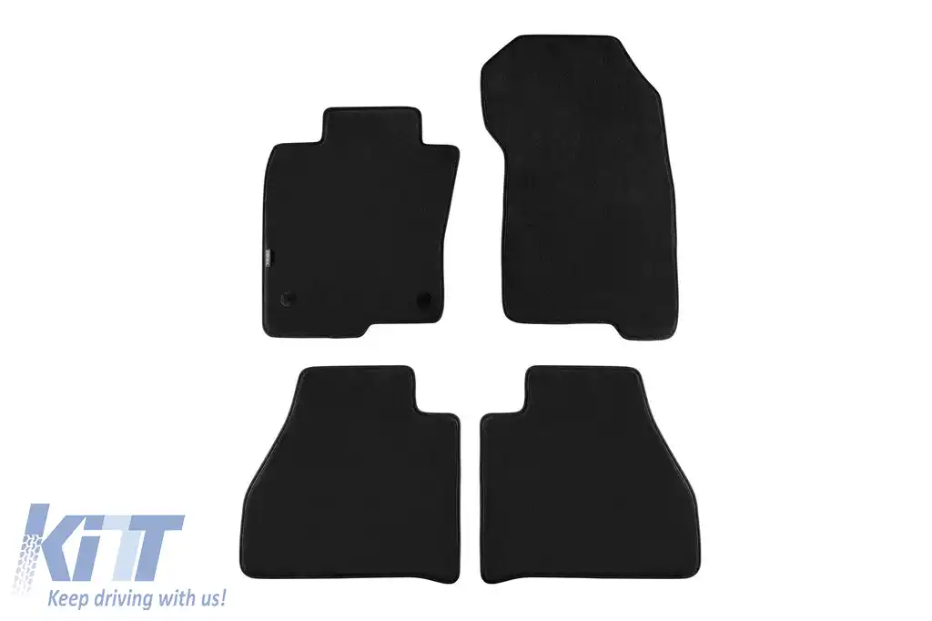 Mochete textile cu trei straturi potrivite pentru Mercedes X-Class W470 după 2017, set de 4 bucăți, negru