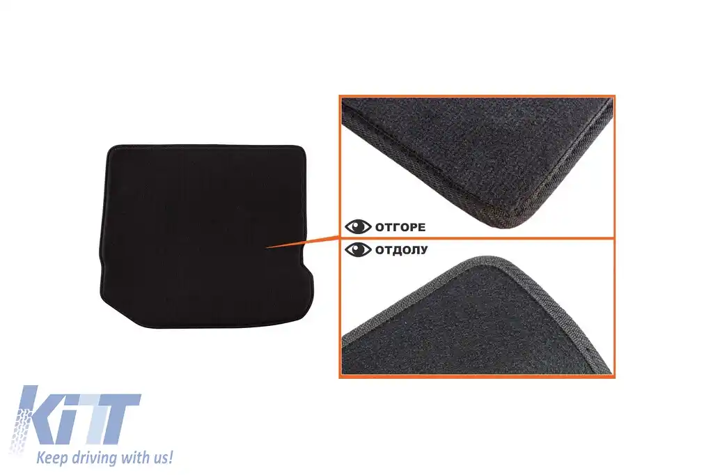 Mochete textile cu trei straturi, potrivite pentru Seat Toledo, Leon 1999-2005, set de 4 bucăți, negru-image-6241491