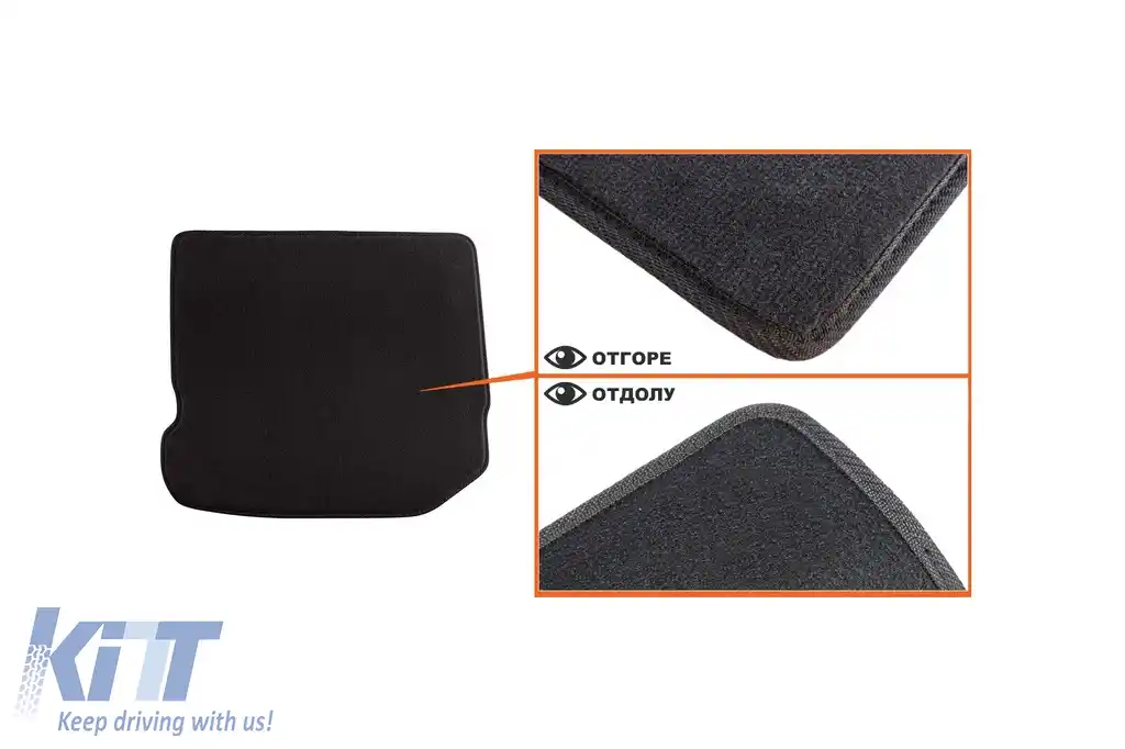 Mochete textile cu trei straturi, potrivite pentru Seat Toledo, Leon 1999-2005, set de 4 bucăți, negru-image-6241492
