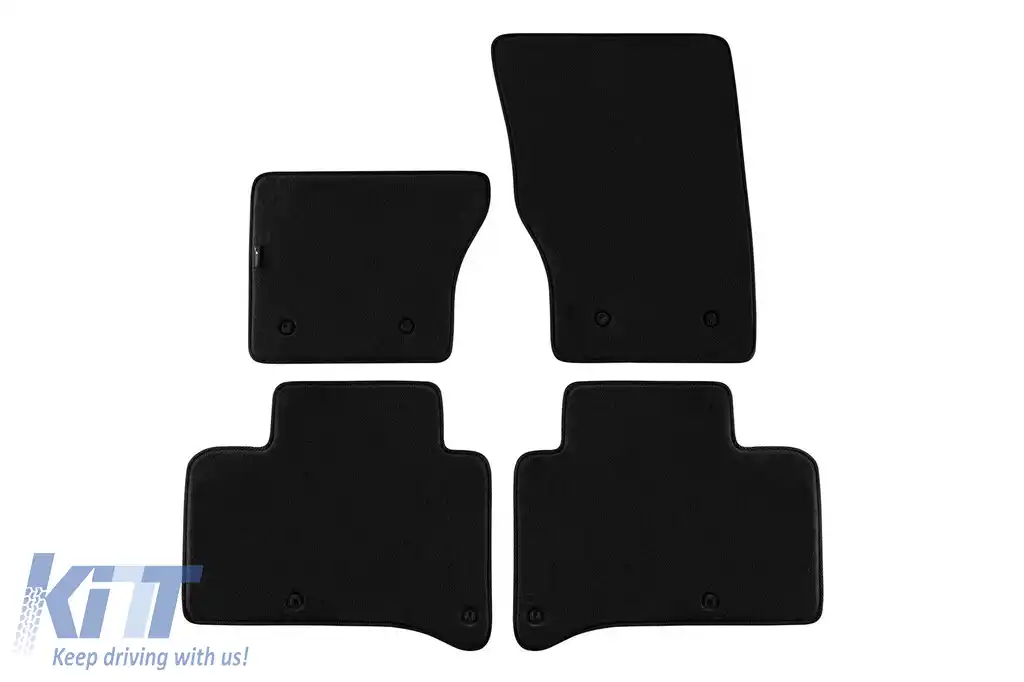 Mochete textile cu trei straturi, potrivite pentru Range Rover Sport după 2015, set de 4 bucăți, negru