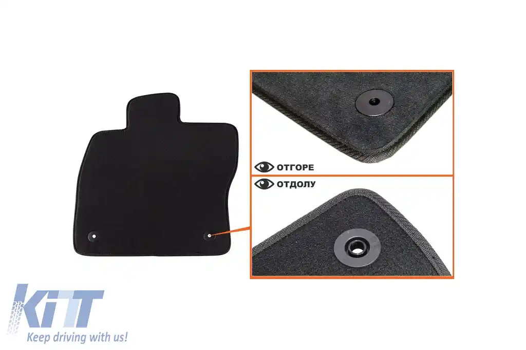 Mochete textile cu trei straturi, potrivite pentru VW Passat B8 sedan, break, hibrid GTE după 2014, set de 4 bucăți, negru-image-6241638
