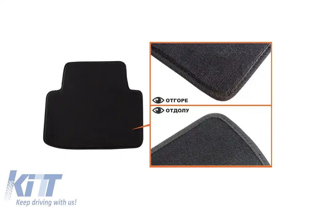 Mochete textile cu trei straturi, potrivite pentru VW Passat B8 sedan, break, hibrid GTE după 2014, set de 4 bucăți, negru-image-6241640