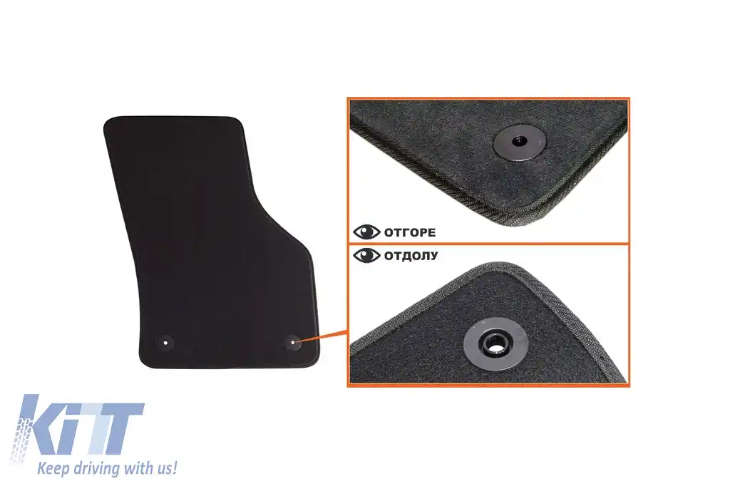 Mochete textile cu trei straturi, potrivite pentru Skoda Octavia sedan, combi 2013-2020, set de 4 bucăți, negru-image-6241755