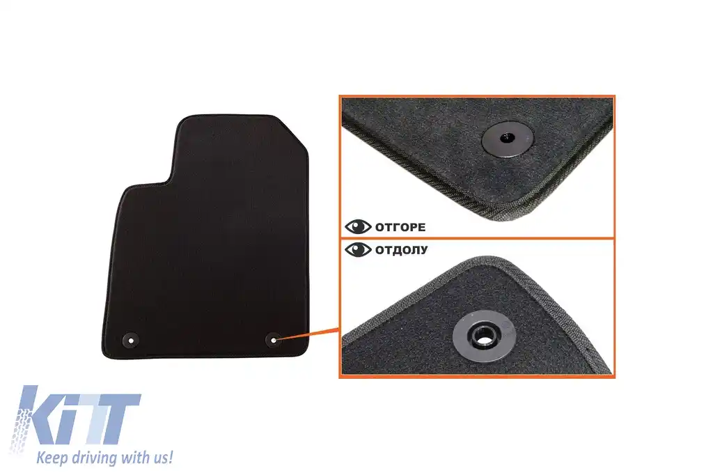 Mochete textile cu trei straturi, potrivite pentru Audi TT coupe, cabrio 1999-2006, set de 2 bucăți, negru-image-6241780