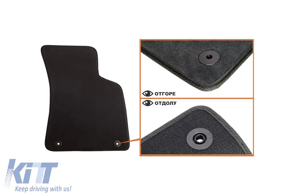 Mochete textile cu trei straturi, potrivite pentru Audi TT coupe, cabrio 1999-2006, set de 2 bucăți, negru-image-6241781