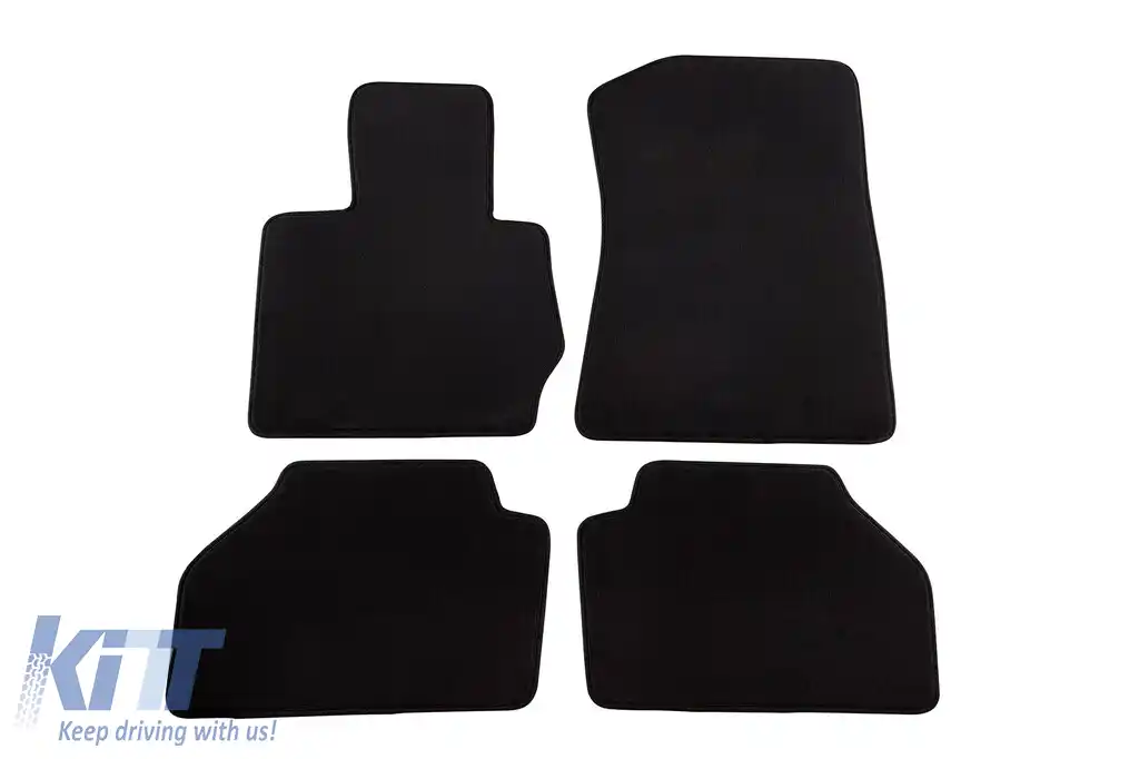 Mochete textile cu trei straturi, potrivite pentru BMW X3 F25 2010-2017, X4 F26 2014-2018, set de 4 bucăți, negru