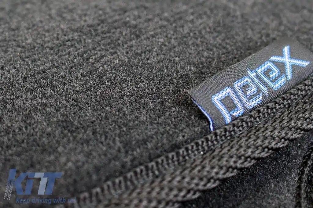 Mochete textile cu trei straturi, potrivite pentru VW T4 1999-2003, cu 6 locuri, 2 părți, negre-image-6241977