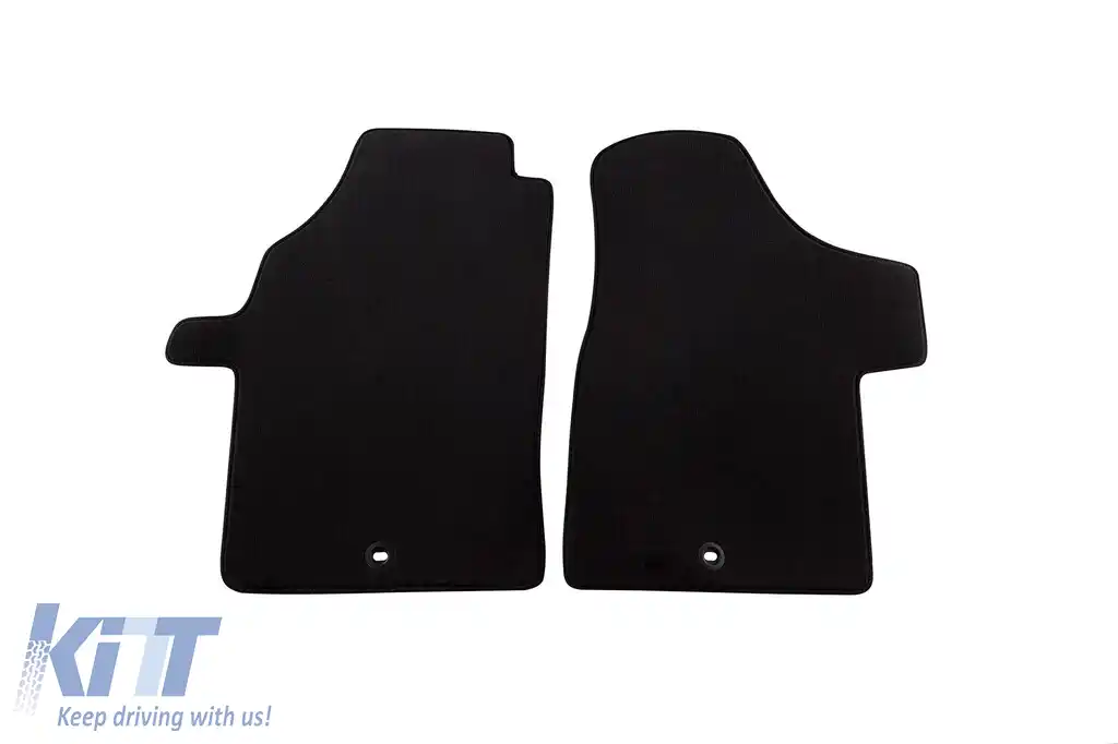 Mochete textile cu trei straturi, potrivite pentru Mercedes Vito, Viano W639 2003-2014, set de 2 bucăți, negre