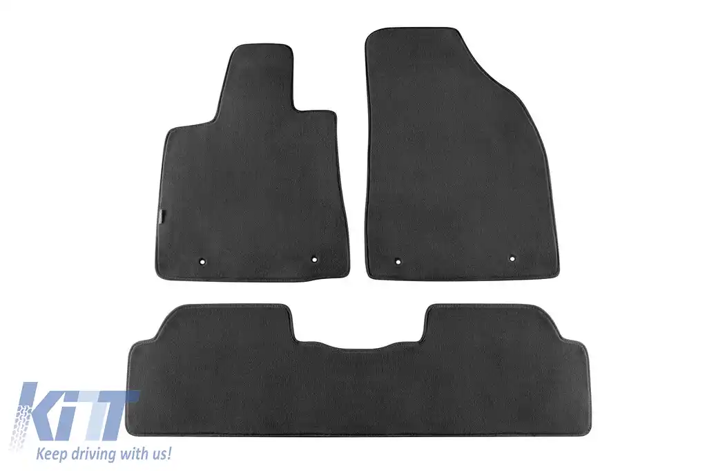 Mochete textile cu trei straturi, potrivite pentru Lexus RX 2009-2015, din material Petex Style, set de 3, negru