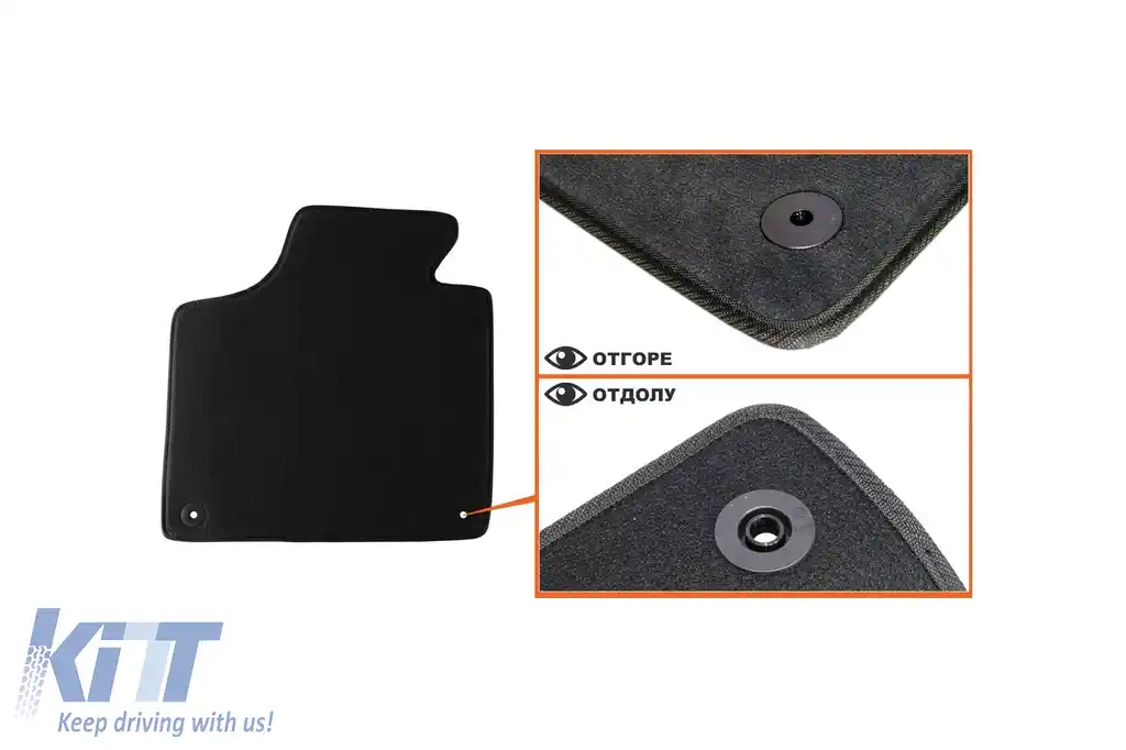 Mochete textile cu trei straturi, potrivite pentru Audi A3 cu 3 uși, Sportback, S3 2003-2013, set de 4 bucăți, negru-image-6242485