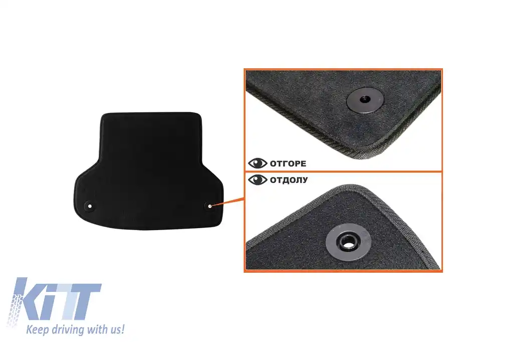 Mochete textile cu trei straturi, potrivite pentru Audi A3 cu 3 uși, Sportback, S3 2003-2013, set de 4 bucăți, negru-image-6242487